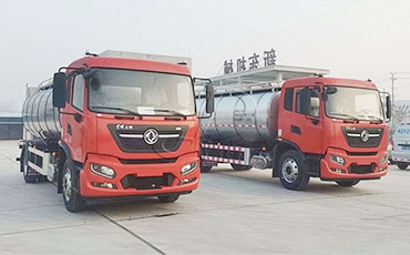 河北石家莊大型乳企引進天潤新東鮮奶運輸車